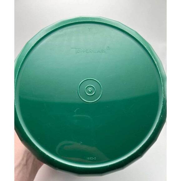Vintage Tupperware Green Insulated Party Ice Bucket Barware #1683 USA - Picture 3 of 3